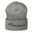 Drink Plant Milk  Cuffed Beanie Vegan Cow Hat For Sale