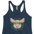 Vegan Sunglasses  Cool Pig - Tri-blend Racerback Tank Supply