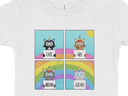 Cats are Meowgical  Kids T-Shirt Cheap