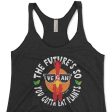 The Future s So Vegan, You Gotta Eat Plants  Tri-blend Racerback Tank Cheap