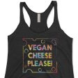 Vegan Cheese Please!  Tri-blend Racerback Tank Cheap