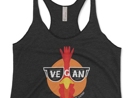 Vegan Sunglasses  Cool Chicken Tri-blend Racerback Tank Online