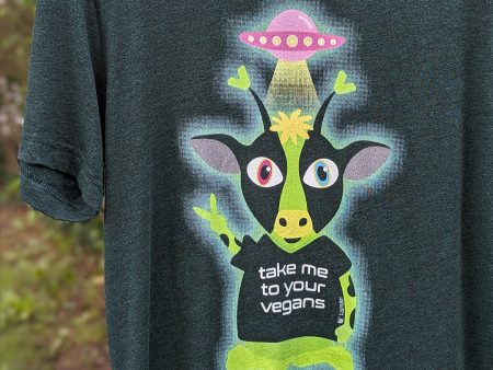 Take Me To Your Vegans  Unisex Tri-blend T-Shirt For Cheap