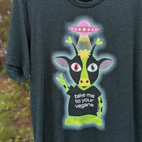 Take Me To Your Vegans  Unisex Tri-blend T-Shirt For Cheap