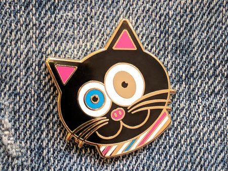 CMYKat  Signature Cat Enamel Pin Cheap