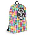 Don t Have a Cow, Have Tofu!  (multi-color checker print) Vegan Backpack Online Sale