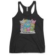 Purrrballs!  Tri-blend Racerback Cat Tank Fashion