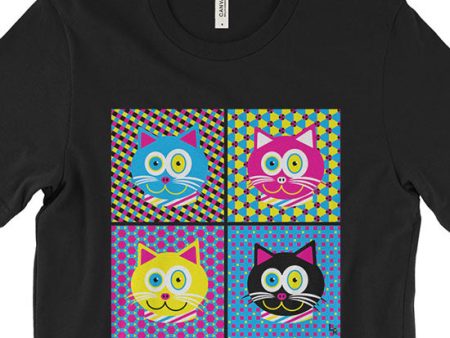 CMYKat - 2x2  Unisex Cat T-Shirt Sale