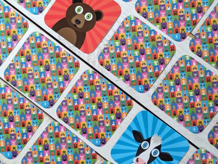 Cute Animals Memory Matching Card Game Supply