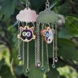 Raining Cats & Dogs - Dangly Printed Wood Charm Earrings Online