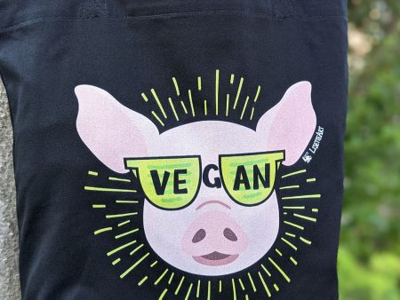 Vegan Sunglasses  Cool Pig Organic Cotton Tote Bag Discount