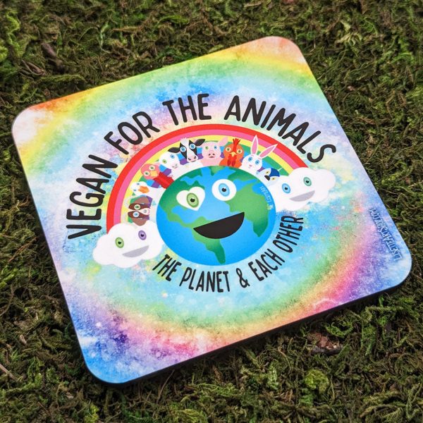 Vegan for Everything  Cute Animals Coaster Online