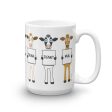 Drink Plant Milk  Large Vegan Cow Coffee Mug Fashion