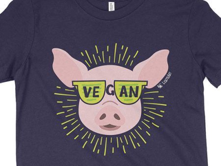 Vegan Sunglasses  Cool Pig Youth T-Shirt Online