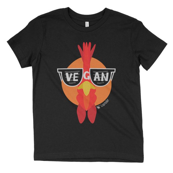 Vegan Sunglasses  Cool Chicken Youth T-Shirt Online Hot Sale