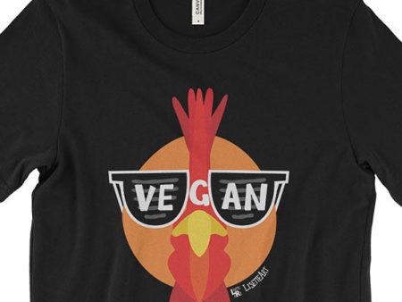 Vegan Sunglasses  Cool Chicken Unisex T-Shirt For Cheap