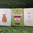 boo! i love you!  Cute Ghost Valentine s Day Card, Recycled Anniversary Card Online Sale