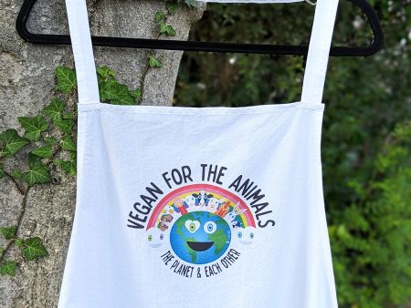 Vegan for Everything  Cotton Kitchen Apron Online Hot Sale