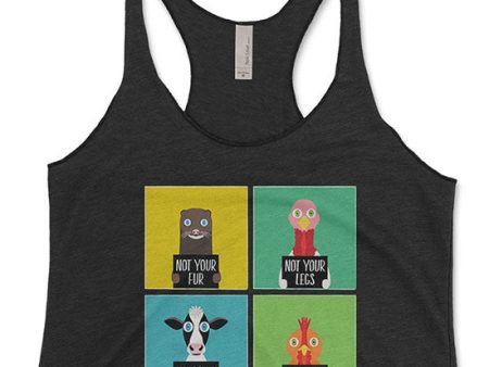 Not Yours  Tri-blend Racerback Vegan Tank Hot on Sale