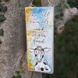 Cook Vegan Food  Whimsical Cow Large Wood Sign Online