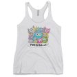 Purrrballs!  Tri-blend Racerback Cat Tank Fashion