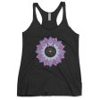 Purrrfect Flower  Tri-blend Racerback Cat Tank Online now