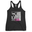 Purrrty in Pink  80 s Parody Tri-blend Racerback Cat Tank Supply