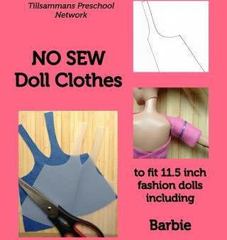 NO SEW Doll Clothes: to fit 11.5 inch fashion dolls including Barbie Online now