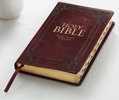 KJV Standard Size Thumb Index Edition: Burgundy For Sale