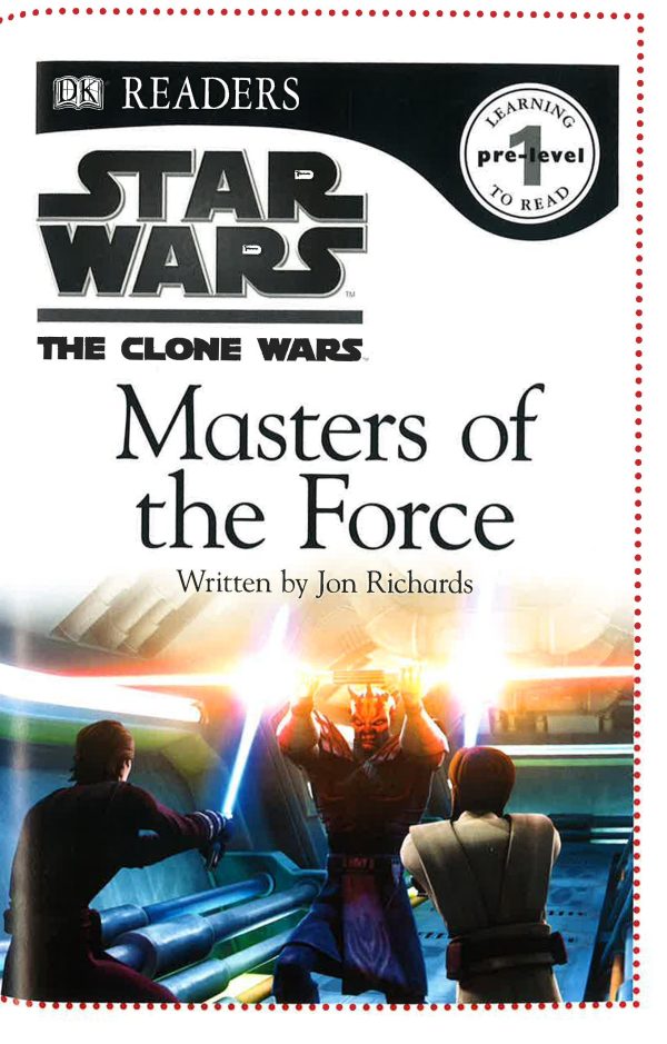 Star Wars: The Clone Wars Masters Of The Force Dk Readers Prelevel 1 For Cheap